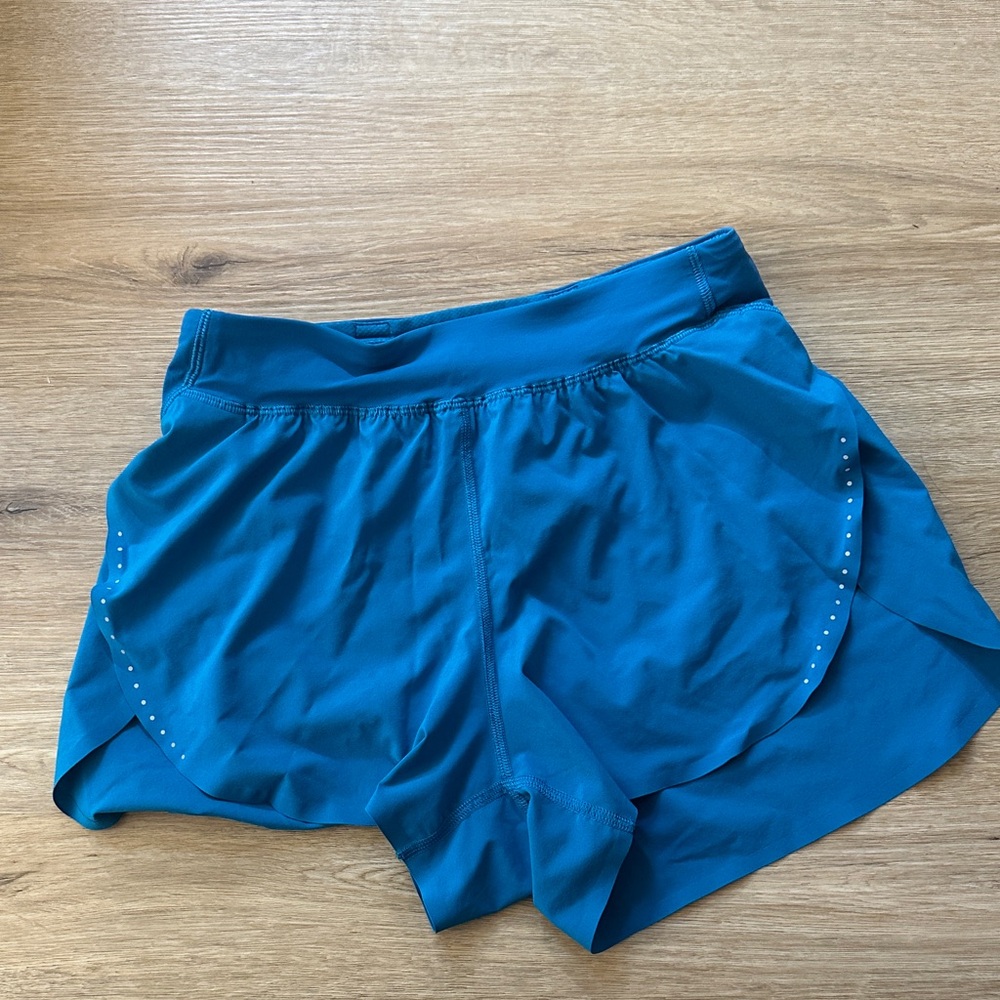 Lululemon Fast & Free Shorts Hawaiian Blue XS